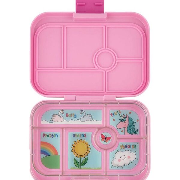 Yumbox Madkasse m. 6 Rum - Bento Original - Power Pink