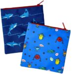 Yumbox Sandwich Bag - Madposer - Hajer & monstre - 2 stk.