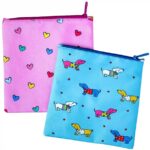 Yumbox Sandwich Bag - Madposer - Hjerter & Hunde - 2 stk.