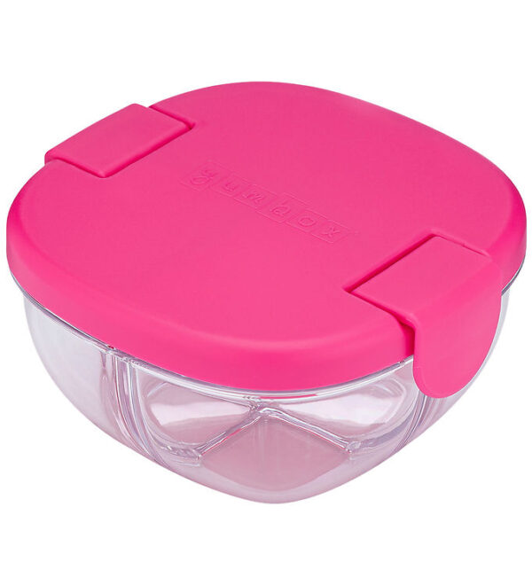 Yumbox Snack Bowl - m. 3 Rum - Raspberry Pink
