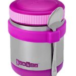 Yumbox Termoskål m. Ske/Bånd - 420 ml - Bijoux Purple