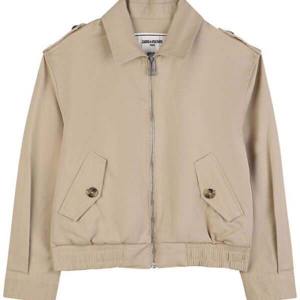 Zadig & Voltaire Overgangsjakker - Dark Stone m. Similisten