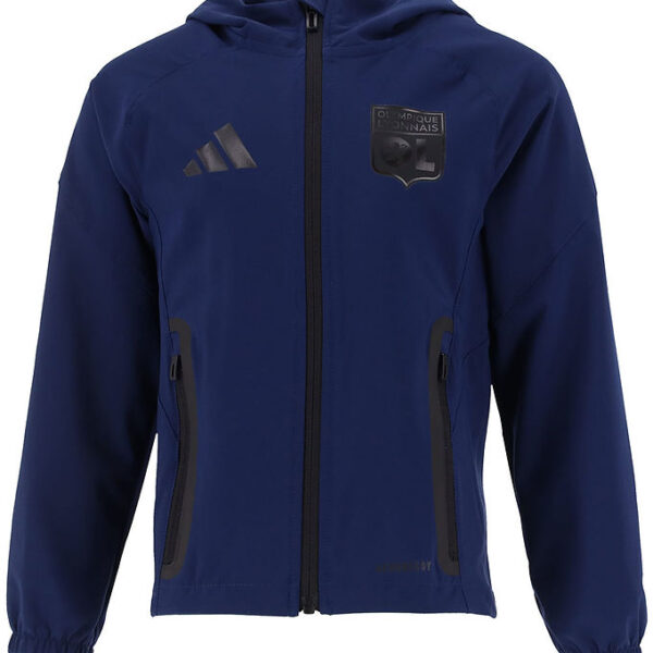 adidas Performance Cardigan - Olympique Lyonnais - Team Navy Blu