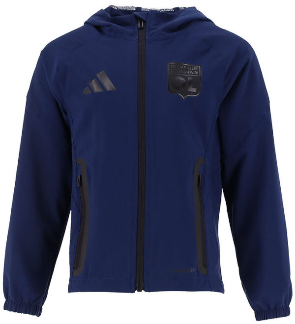 adidas Performance Cardigan - Olympique Lyonnais - Team Navy Blu