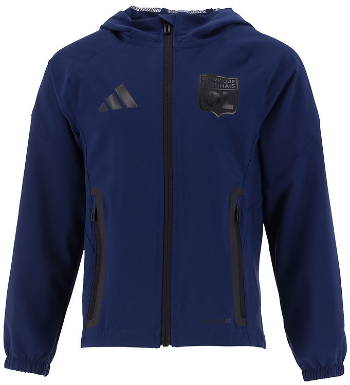 adidas Performance Cardigan - Olympique Lyonnais - Team Navy Blu