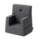 By KlipKlap KK Kids Chair Blue Grey w. Grey