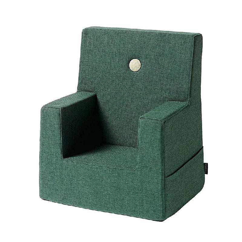 by Klipklap Kids Chair - Deep Green w. Light Green