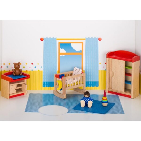 goki | Dukkehus tilbehør - Babyværelse, klassisk