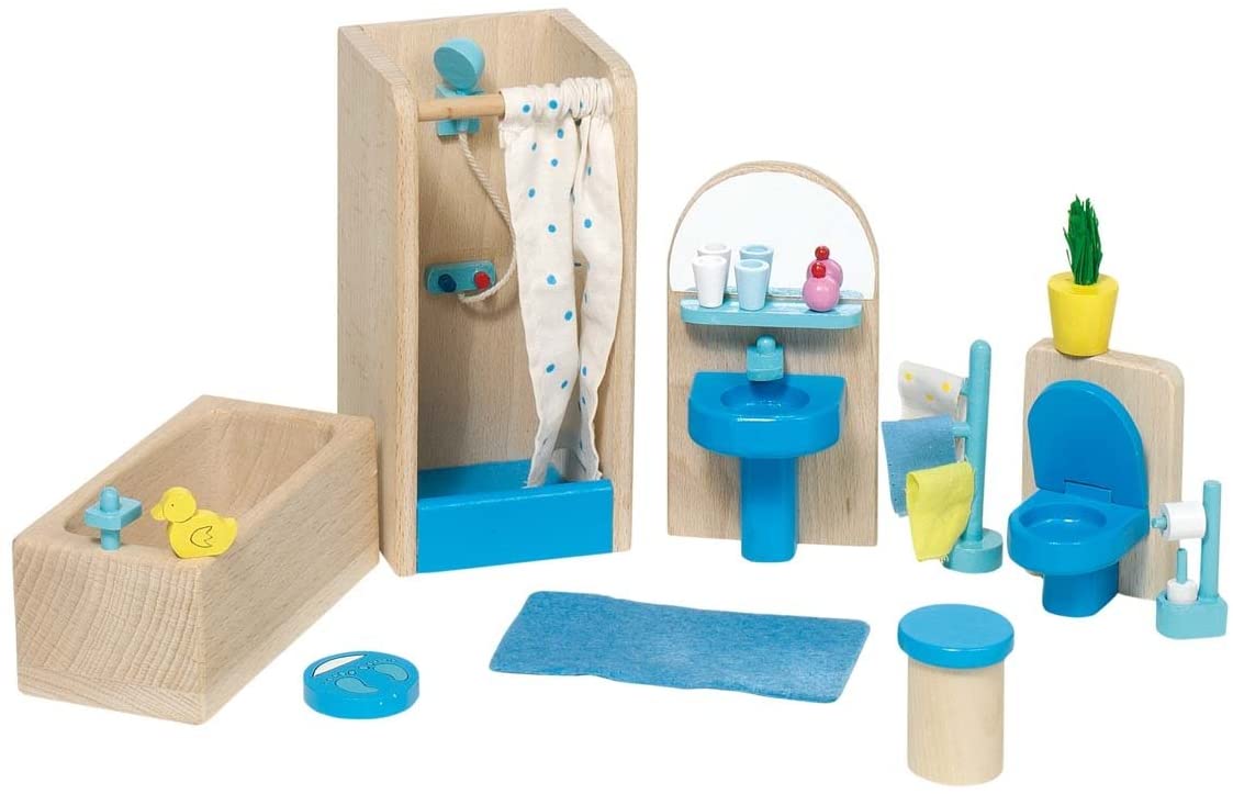 goki | Dukkehus tilbehør - Badeværelse, moderne