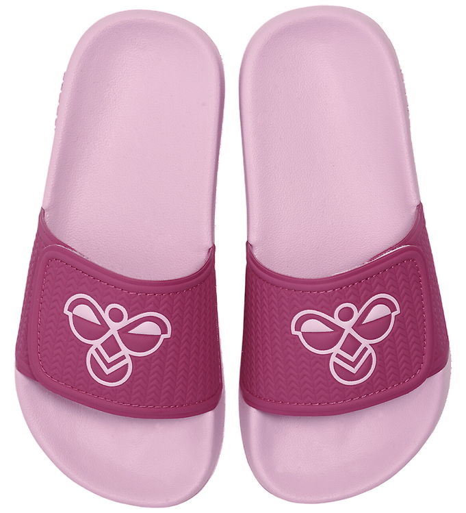 hummel Badesandaler - Pool Slide Vc Jr - Roseate Spoonbill