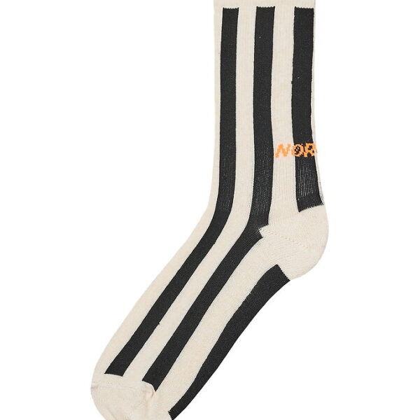 mads Nørgaard Strømper - Antonella - Black/Vanilla Ice