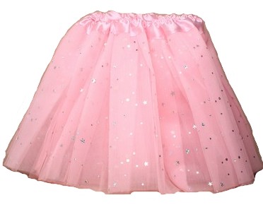 mamamemo | Udklædning - Tylskørt med stjerner Pink
