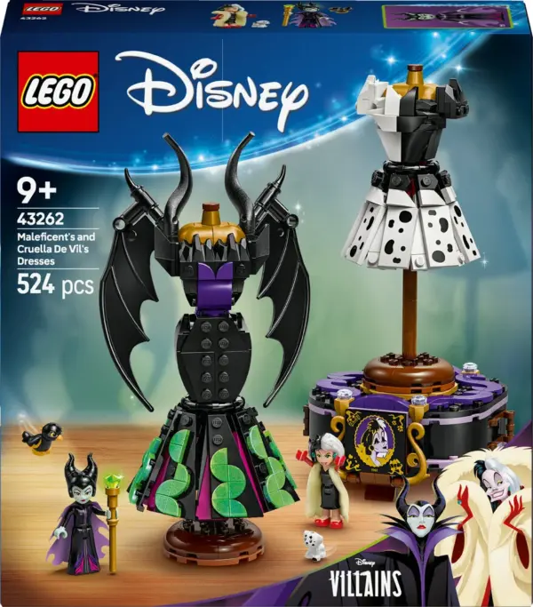 43262 LEGO Disney Classic Maleficents og Cruella de Vils kjoler 43262 LEGO Disney Classic Maleficents og Cruella de Vils kjoler