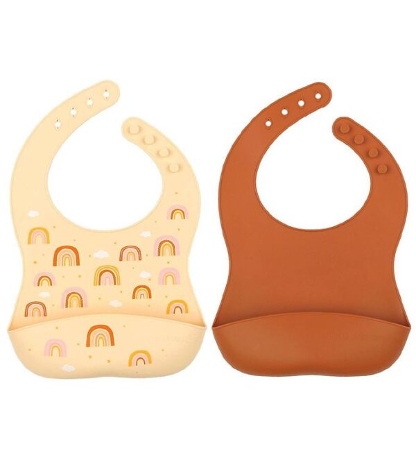 A Little Lovely Company Hagesmække - 2-pak - Silikone - Rainbows