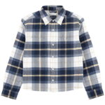 Abercrombie & Fitch Skjorte - Navy Blazer/Beige