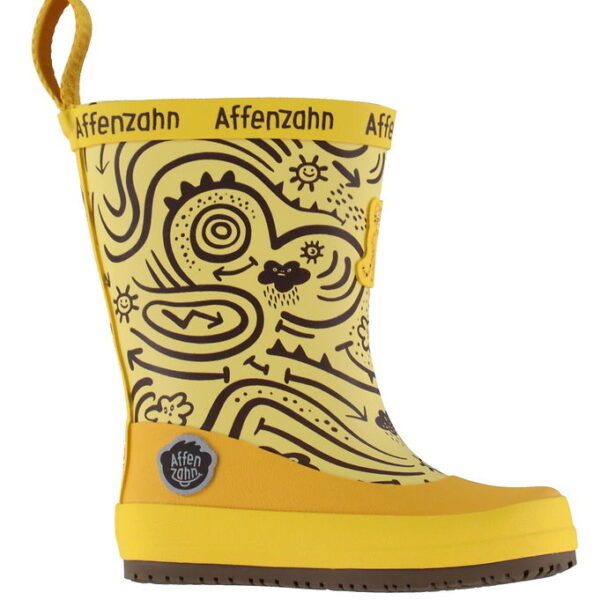 Affenzahn Gummistøvler - Plashy Tiger - Gul