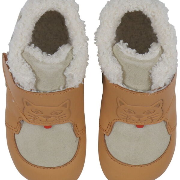 Affenzahn Hjemmesko m. For - Noos - Leather - Growy Cat - Brown