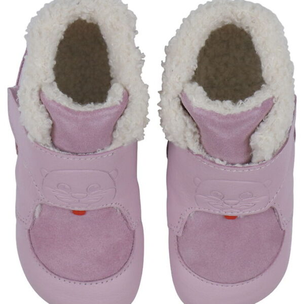 Affenzahn Hjemmesko m. For - Noos - Leather - Growy Otter - Rose