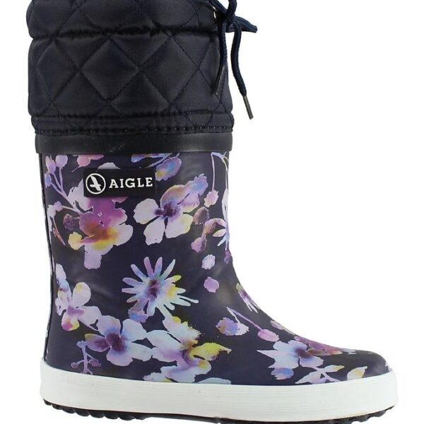 Aigle Termostøvler - Giboulee - Dark Flower