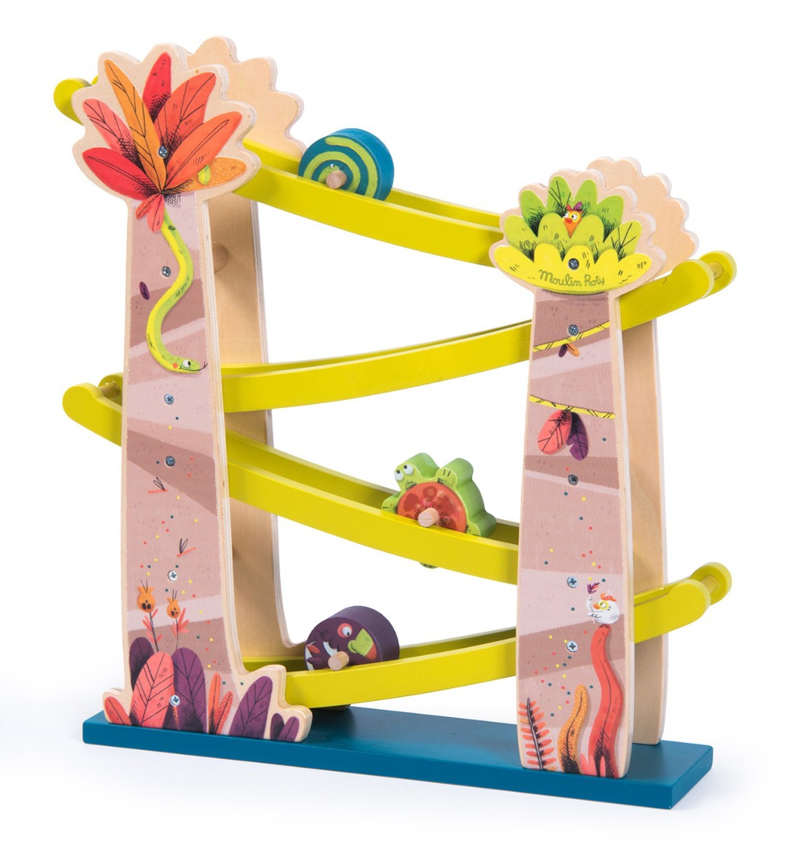 Aktivitetsbane med 3 dyr