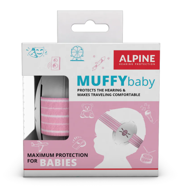 Alpine | Høreværn Muffy Baby 1-3 år - Pink