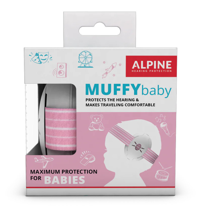 Alpine | Høreværn Muffy Baby 1-3 år - Pink
