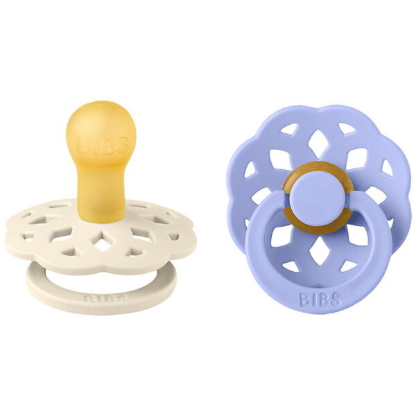 BIBS Boheme Sutter - Str. 1 - Rund - 2-pak - Ivory/Hush