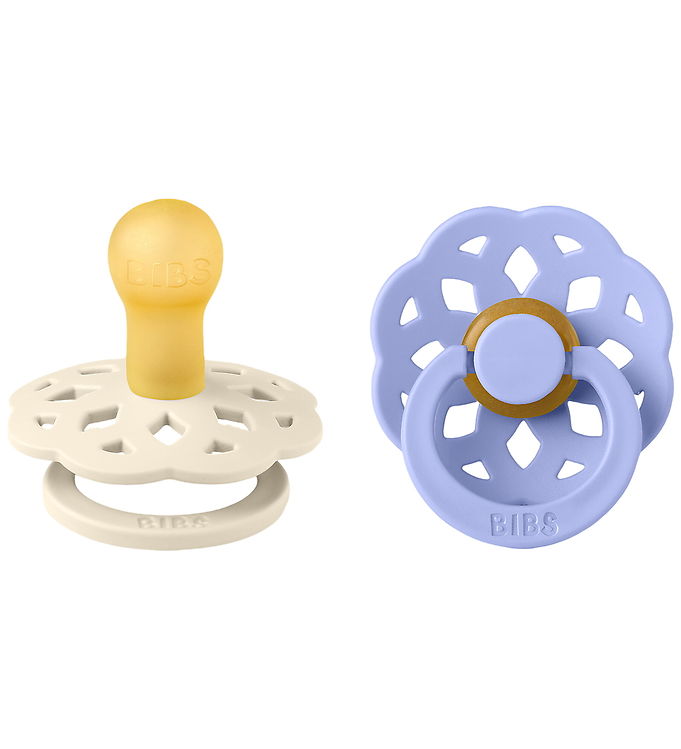 BIBS Boheme Sutter - Str. 1 - Rund - 2-pak - Ivory/Hush