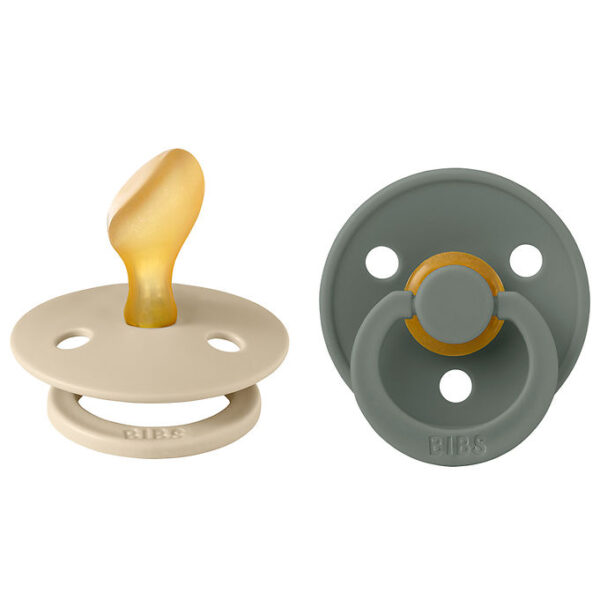 BIBS Colour Sutter - 2-pak - Str. 2 - Anatomisk - Vanilla/Pine