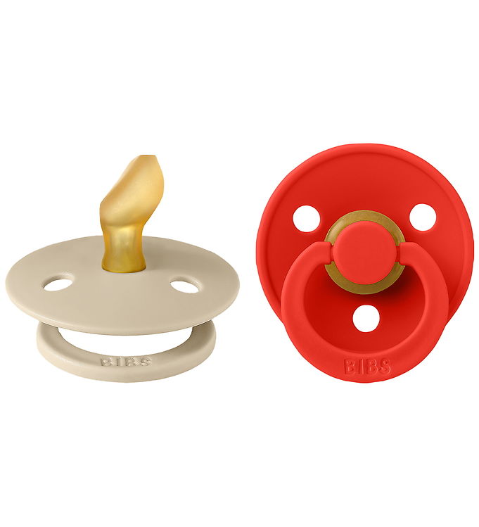 BIBS Colour Sutter - Str. 1 - Anatomisk - 2-pak - Vanilla/Candy