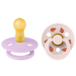 BIBS Colour Sutter - Str. 2 - 2-pak - Rund - Violet Sky Mix