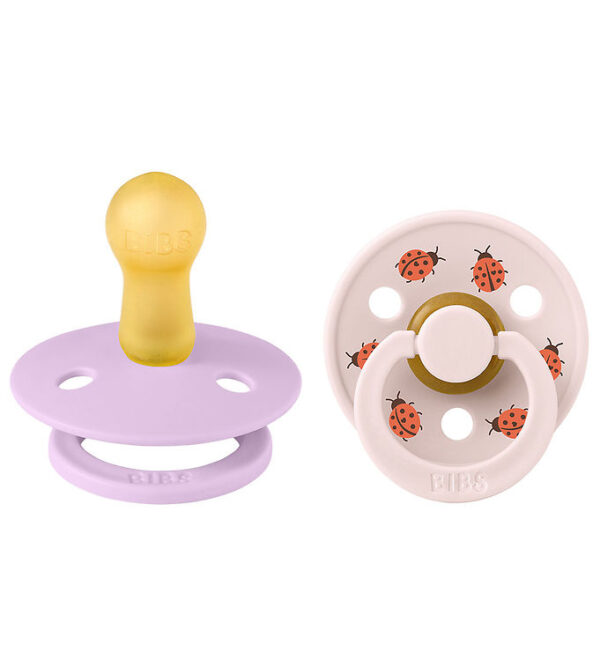 BIBS Colour Sutter - Str. 2 - 2-pak - Rund - Violet Sky Mix