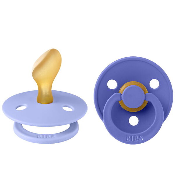BIBS Colour Sutter - Str. 2 - Anatomisk - 2-pak - Hush/Grape