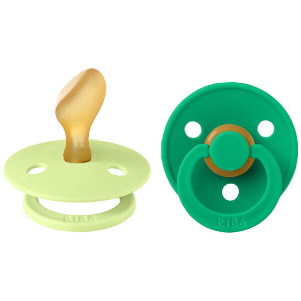 BIBS Colour Sutter - Str. 2 - Anatomisk - 2-pak - Matcha/Cactus