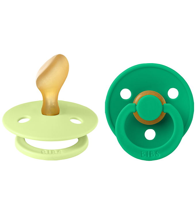 BIBS Colour Sutter - Str. 2 - Anatomisk - 2-pak - Matcha/Cactus