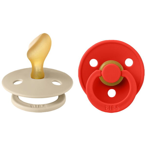 BIBS Colour Sutter - Str. 2 - Anatomisk - 2-pak - Vanilla/Candy
