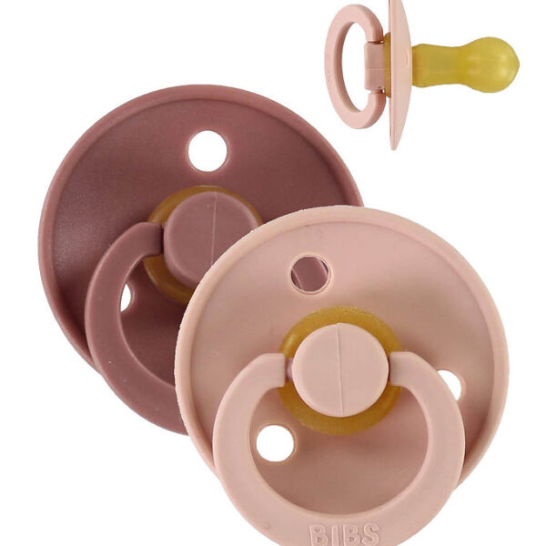 BIBS Colour Sutter - Str. 3 - 2-pak - 2-pak - Rund - Woodchuck/B