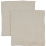 BIBS Stofbleer - 2-pak - 70x70 cm - Sand