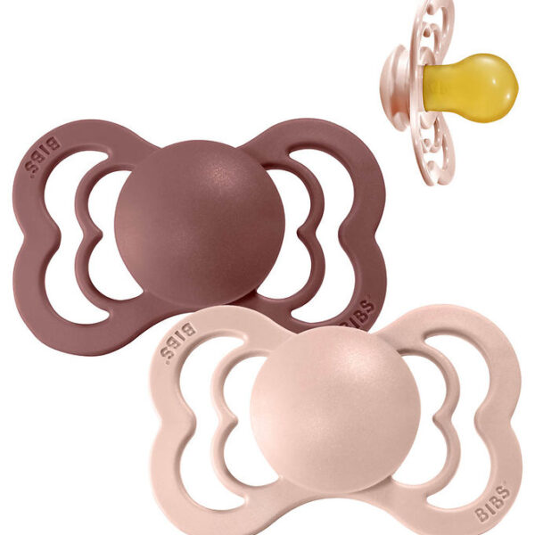 BIBS Supreme Sutter - Str. 1 - 2-pak - Symmetrisk - Woodchuck/Bl