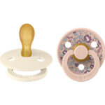 BIBS X Liberty Colour Sutter - 2-pak - Str. 2 - Symmetrisk - Blu