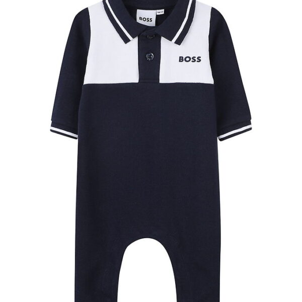 BOSS Heldragt - Navy/Hvid