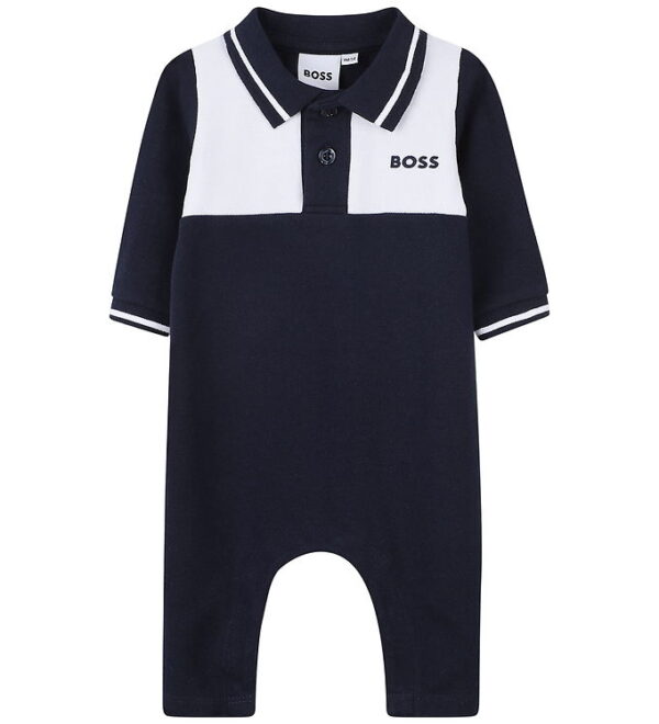 BOSS Heldragt - Navy/Hvid