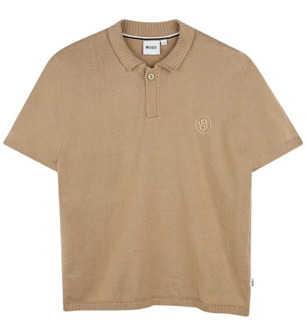 BOSS Polo - Strik - Cookie BOSS Polo - Strik - Cookie