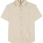 BOSS Skjorte - Hør/Bomuld - Ivory