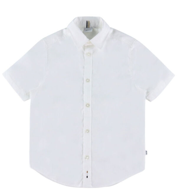 BOSS Skjorte k/æ - Hvid