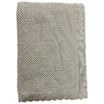 Baby Plaid - Bomuld Strikket Imp. 457 - Mos Grøn