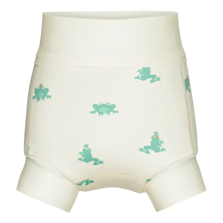 Badeble - Neopren - Milk - Froggy - MILK - 2-3 ÅR
