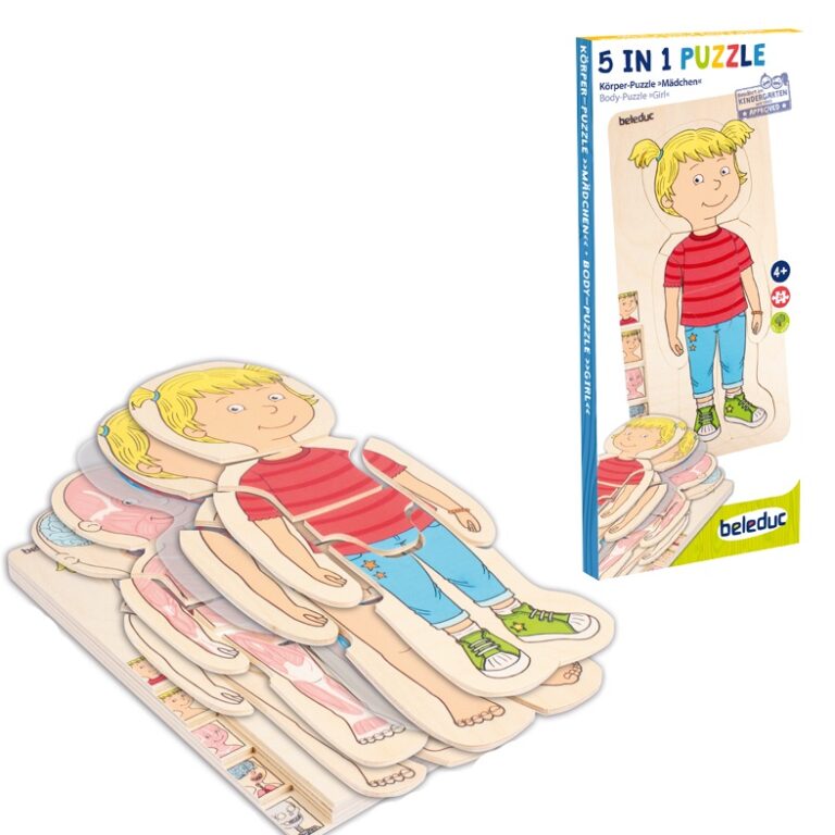 Beleduc | Anatomisk puslespil - Lille pige