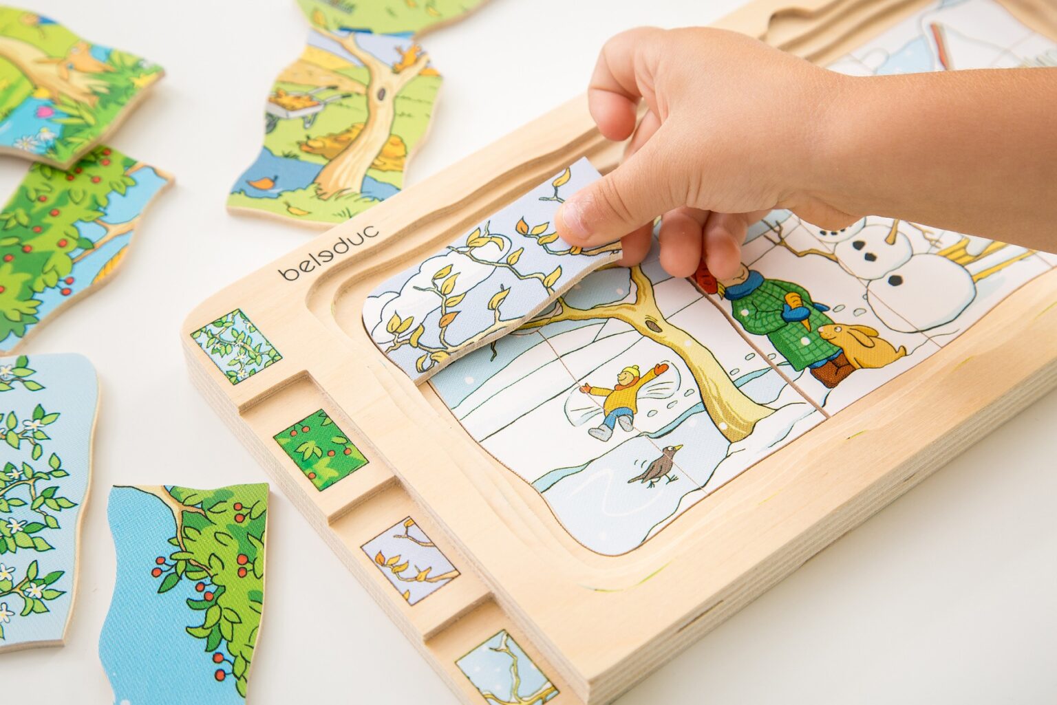 Beleduc | Lag puslespil - Årstider