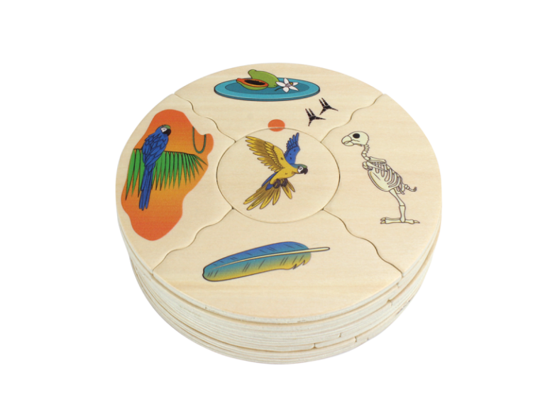 Beleduc | Puslespil i æske - Dyrearter, 5 stk